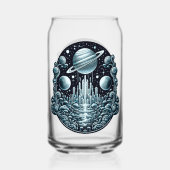 宇宙の幻想的な世界408 ガラス缶 (裏面)