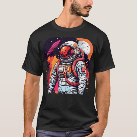 宇宙の広大な宇宙 Tシャツ (正面)