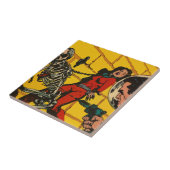 宇宙の恐怖-ヴィンテージの空想科学小説の漫画の芸術 タイル (側面)