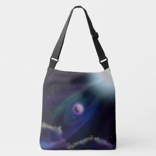 宇宙の惑星と太陽 クロスボディバッグ