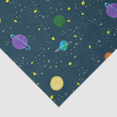 宇宙の惑星と星の未知の銀河系 薄葉紙 (詳細)