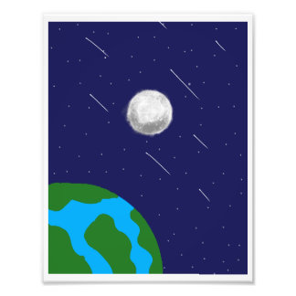 宇宙の惑星と月のアクリルパズル フォトプリント