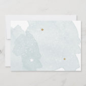 宇宙の惑星の男の子の1歳の誕生日招待状 招待状 (裏面)