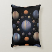 宇宙の惑星の配置 アクセントクッション (正面(垂直))