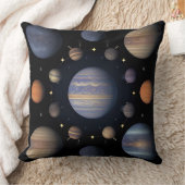 宇宙の惑星の配置 クッション (ブランケット)