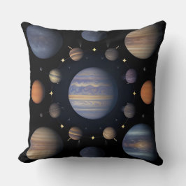 宇宙の惑星の配置 クッション
