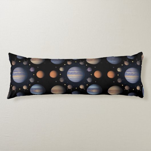 宇宙の惑星の配置 ボディピロー (正面)
