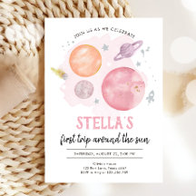 宇宙の惑星ガール最初の旅1st誕生日