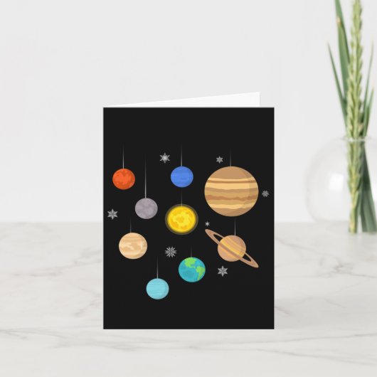 宇宙の惑星 カード (正面)