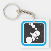 宇宙の惑星 キーホルダー (正面)