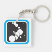 宇宙の惑星 キーホルダー (裏面)