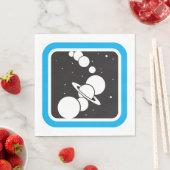 宇宙の惑星 スタンダードランチョンナプキン (インサイチュ)