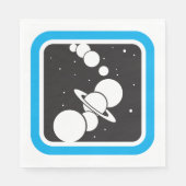 宇宙の惑星 スタンダードランチョンナプキン (正面)