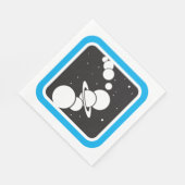 宇宙の惑星 スタンダードランチョンナプキン (角)