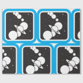 宇宙の惑星 ラッピングペーパー (フラット)