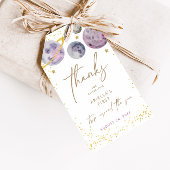 宇宙の惑星 – 女の子1歳の誕生日のお気に入り ギフトタグ