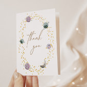 宇宙の惑星 – 女の子1歳の誕生日 サンキューカード