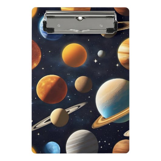 宇宙の惑星 2 ミニクリップボード (正面)