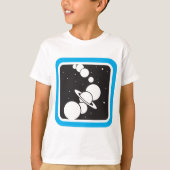 宇宙の惑星 Tシャツ (正面)