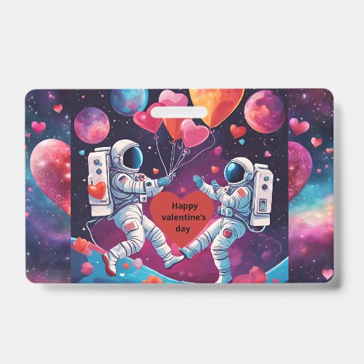 宇宙の愛のバッジ バッジ (正面)