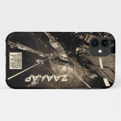 宇宙の戦闘のヴィンテージの喜劇的なiphoneの場合 Case-Mate iPhoneケース (裏面(横))