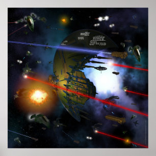 宇宙の戦闘 ポスター