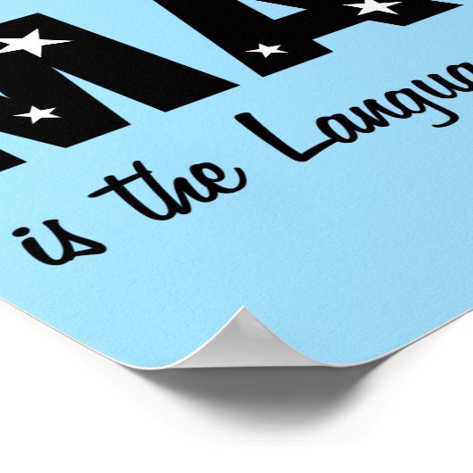 宇宙の数学言語 ポスター (角)