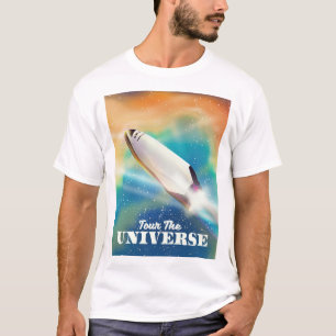 宇宙の旅アート Tシャツ