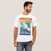 宇宙の旅アート Tシャツ (正面フル)