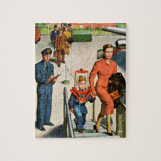 宇宙の旅行者 ジグソーパズル (縦)