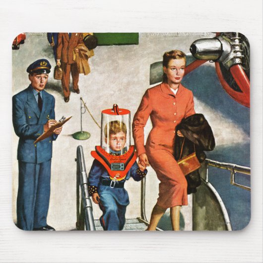 宇宙の旅行者 マウスパッド (正面)