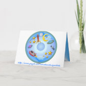 宇宙の旅~ 2nd.誕生日カード カード (裏面)