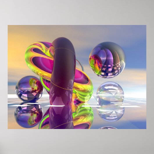 宇宙の日の出 ポスター (正面)