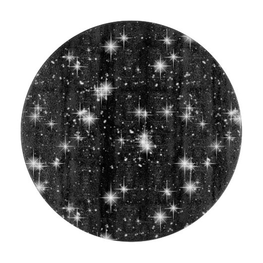 宇宙の明るく輝くな星 カッティングボード (正面)