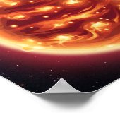 宇宙の星で最大の天体科学インフォグラフィック ポスター (角)