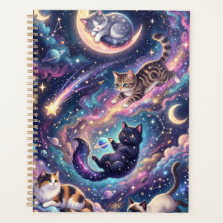 宇宙の星にいる宇宙猫 プランナー手帳