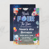 宇宙の星よ、４つめの 招待状 (正面/裏面)