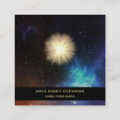 *~*宇宙の星を癒す宇宙のエネルギー、太陽が爆発 スクエア名刺 (正面)