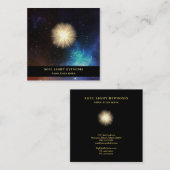 *~*宇宙の星を癒す宇宙のエネルギー、太陽が爆発 スクエア名刺 (正面/裏面)
