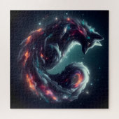 宇宙の星光狐霊獣ファンタジーアニマル ジグソーパズル (横)