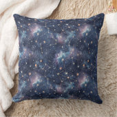 宇宙の星座と銀河の夜のパターン クッション (ブランケット)
