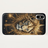 宇宙の星空銀河に輝く獅子 Case-Mate iPhoneケース (裏面(横))