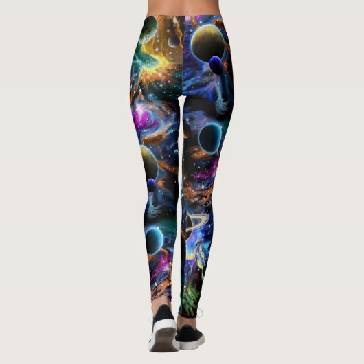 宇宙の星雲および惑星 レギンス (裏面)