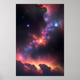 宇宙の星雲と銀河 ポスター