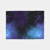 宇宙の星雲の銀河系 フリースブランケット (正面(横))