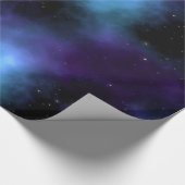 宇宙の星雲の銀河系 ラッピングペーパー (角)