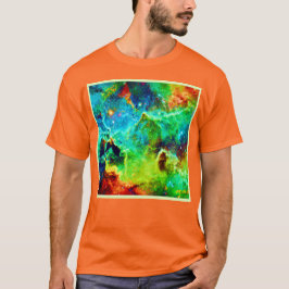 宇宙の星雲クラウドアート Tシャツ