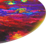 宇宙の星雲絵画。買今 カッティングボード (角)