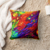 宇宙の星雲絵画。買今 クッション (ブランケット)