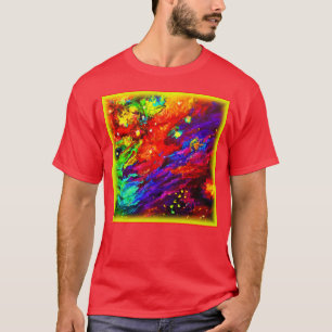宇宙の星雲絵画。買今 Tシャツ